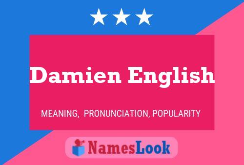 Постер имени Damien English