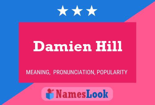 Постер имени Damien Hill