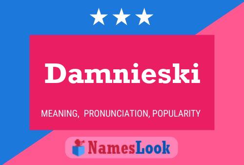 Постер имени Damnieski