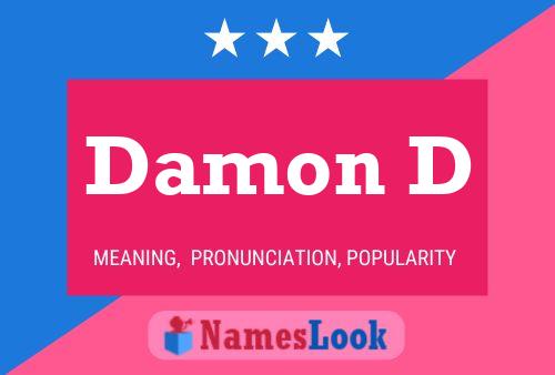 Постер имени Damon D