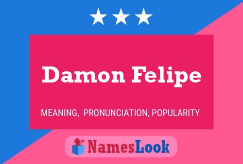 Постер имени Damon Felipe