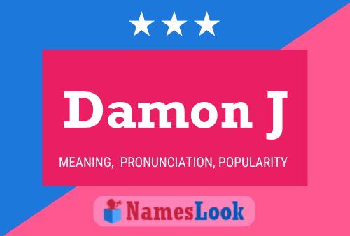 Постер имени Damon J