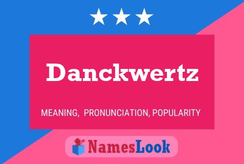 Постер имени Danckwertz