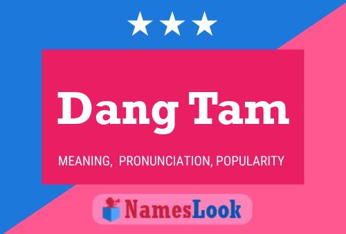 Постер имени Dang Tam