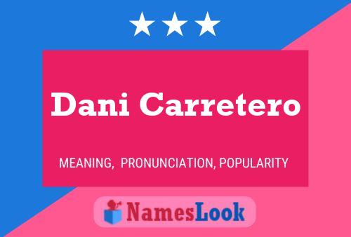 Постер имени Dani Carretero