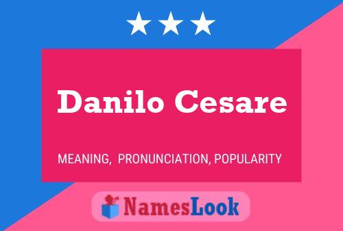 Постер имени Danilo Cesare