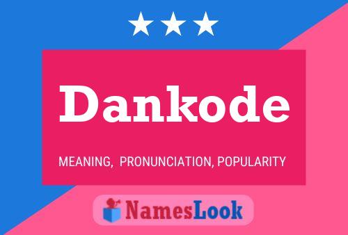 Постер имени Dankode