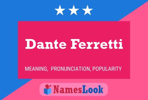 Постер имени Dante Ferretti