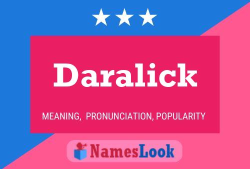 Постер имени Daralick