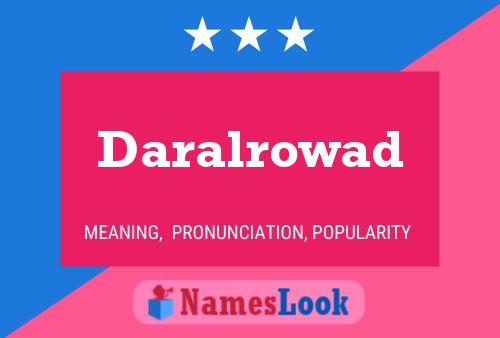 Постер имени Daralrowad