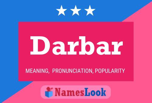 Постер имени Darbar