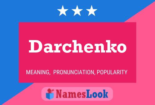 Постер имени Darchenko