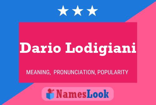 Постер имени Dario Lodigiani