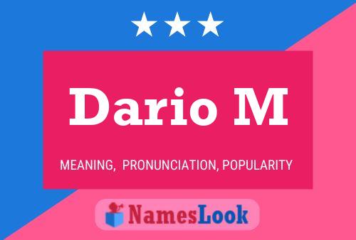 Постер имени Dario M