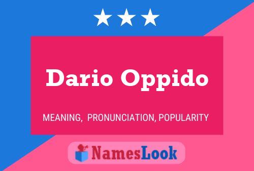 Постер имени Dario Oppido