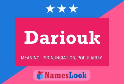 Постер имени Dariouk