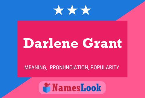 Постер имени Darlene Grant