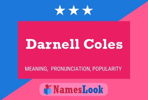 Постер имени Darnell Coles