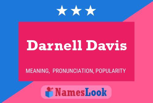 Постер имени Darnell Davis