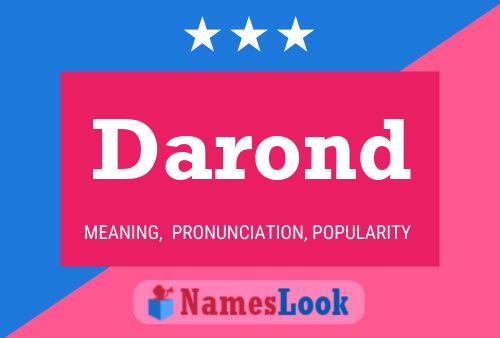 Постер имени Darond