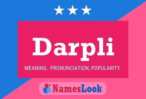 Постер имени Darpli