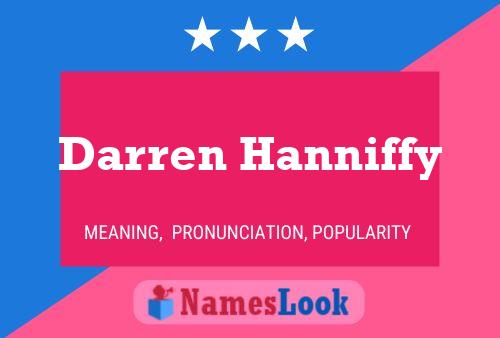 Постер имени Darren Hanniffy