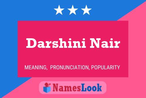 Постер имени Darshini Nair