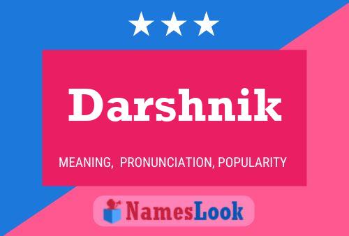 Постер имени Darshnik