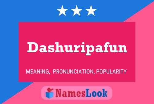 Постер имени Dashuripafun