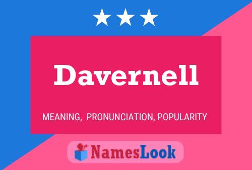 Постер имени Davernell