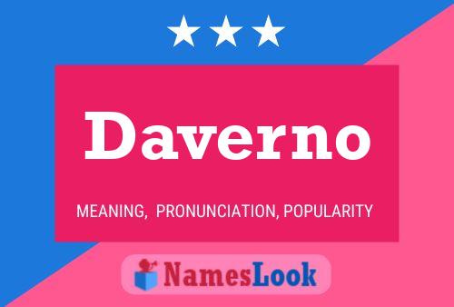 Постер имени Daverno