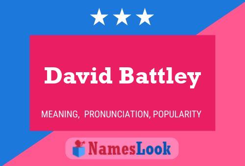 Постер имени David Battley