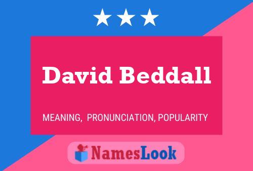 Постер имени David Beddall