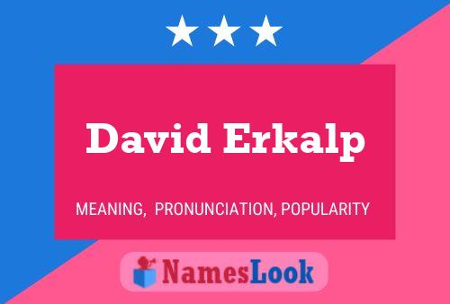 Постер имени David Erkalp