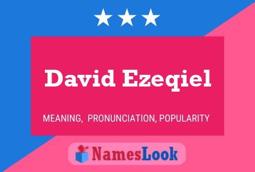 Постер имени David Ezeqiel