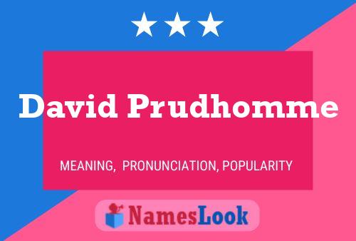 Постер имени David Prudhomme