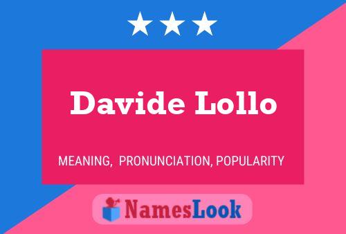 Постер имени Davide Lollo