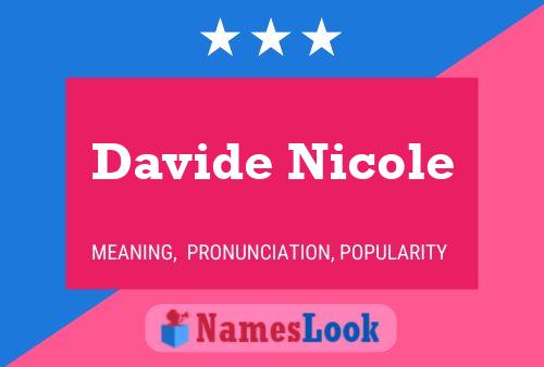 Постер имени Davide Nicole