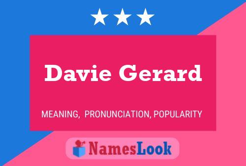 Постер имени Davie Gerard