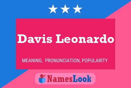 Постер имени Davis Leonardo