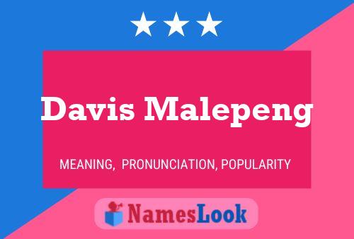 Постер имени Davis Malepeng