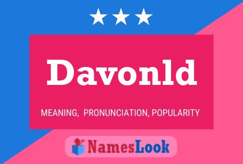 Постер имени Davonld