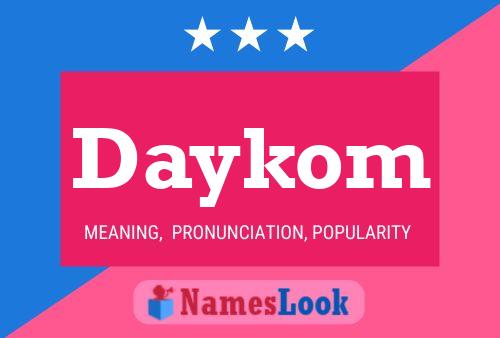 Постер имени Daykom