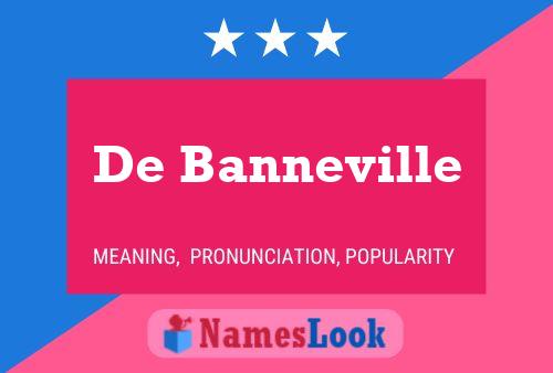 Постер имени De Banneville