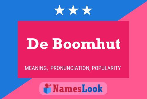 Постер имени De Boomhut