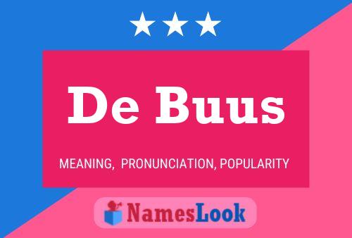 Постер имени De Buus