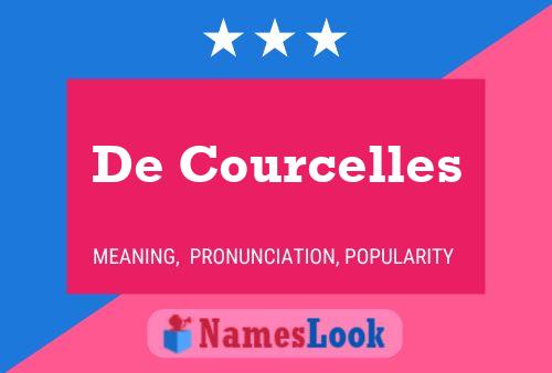 Постер имени De Courcelles