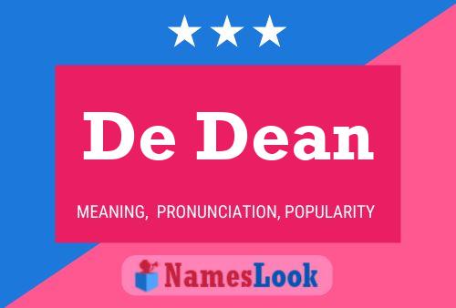 Постер имени De Dean