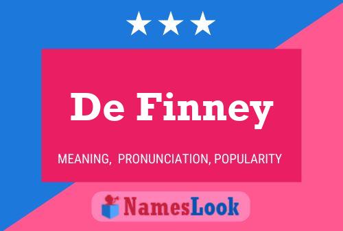 Постер имени De Finney