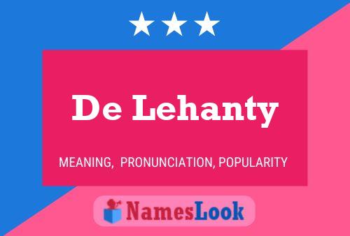 Постер имени De Lehanty